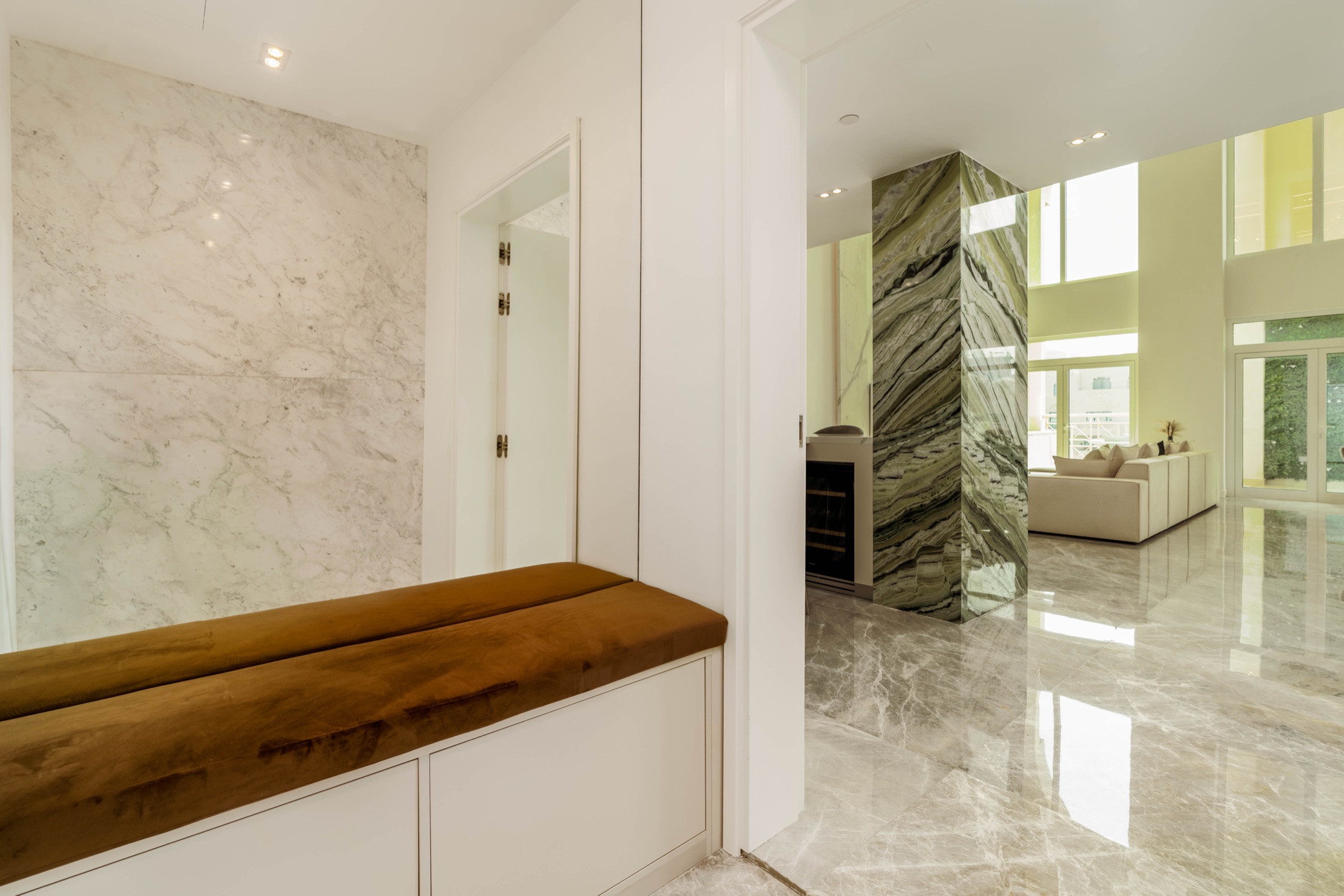 Real Palm Jumeirah penthouse renovation photography