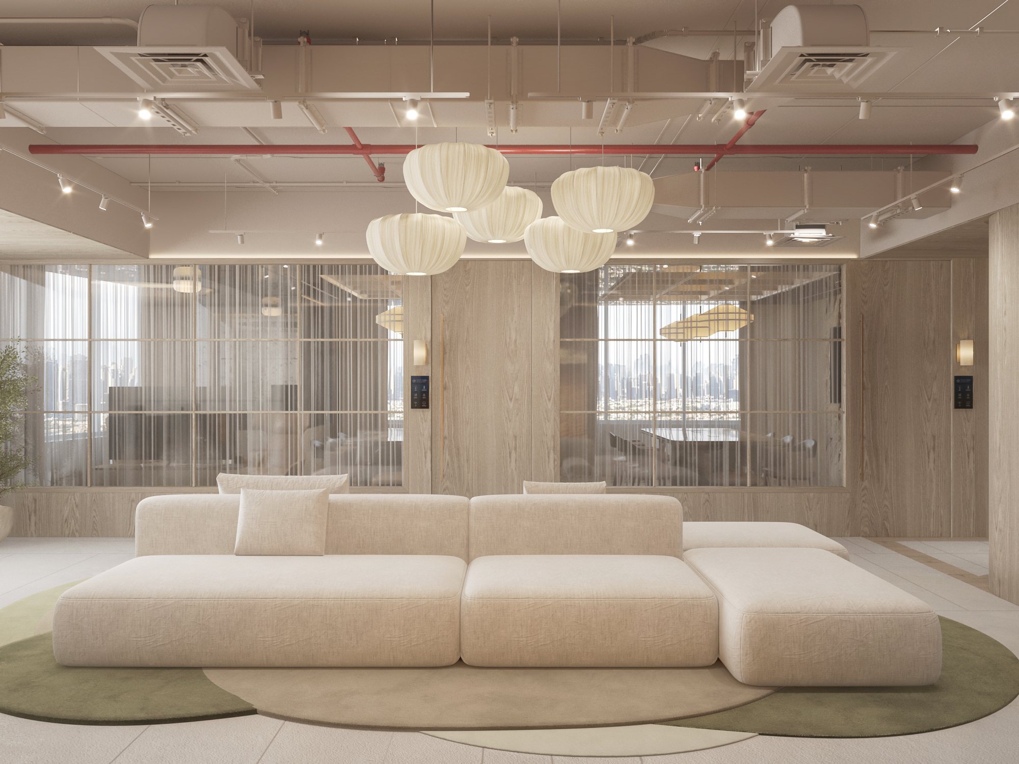 Corporate Headquarters Fitout Corporate HQ luxury renovation
